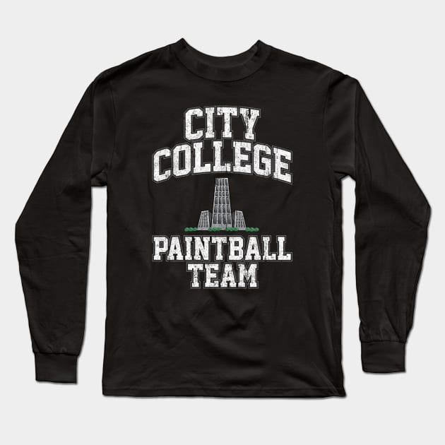 City College Paintball Team Long Sleeve T-Shirt by huckblade